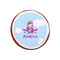 Airplane & Girl Pilot Printed Icing Circle - XSmall - On Cookie