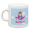Airplane & Girl Pilot Single Shot Espresso Cup - Single Front