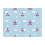 Airplane & Girl Pilot Large Tissue Papers Sheets - Heavyweight (Personalized)