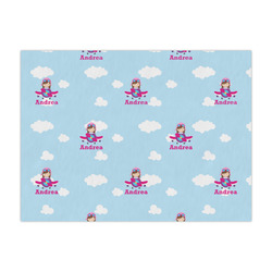 Airplane & Girl Pilot Large Tissue Papers Sheets - Heavyweight (Personalized)