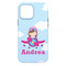 Airplane & Girl Pilot iPhone 13 Pro Max Tough Case - Back