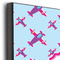 Airplane Theme - for Girls 11x14 Wood Print - Closeup