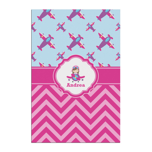 Custom Airplane Theme - for Girls Posters - Matte - 20x30 (Personalized)