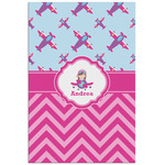 Airplane Theme - for Girls Poster - Matte - 24x36 (Personalized)