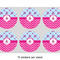 Airplane Theme - for Girls 3" Multipurpose Round Labels - Sheet