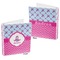 Airplane Theme - for Girls 3-Ring Binder Front and Back
