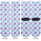 Airplane Theme - for Girls Adult Crew Socks - Double Pair - Front and Back - Apvl