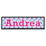 Airplane Theme - for Girls Bar Mat - Large (Personalized)