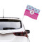 Airplane Theme - for Girls Car Flag - Large - LIFESTYLE