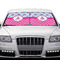 Airplane Theme - for Girls Car Sun Shades - IN CONTEXT