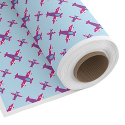 Airplane Theme - for Girls Fabric by the Yard - PIMA Combed Cotton