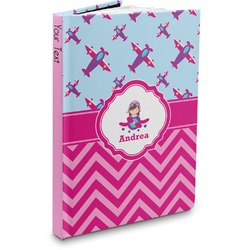 Airplane Theme - for Girls Hardbound Journal (Personalized)