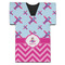 Airplane Theme - for Girls Jersey Bottle Cooler - FRONT (flat)