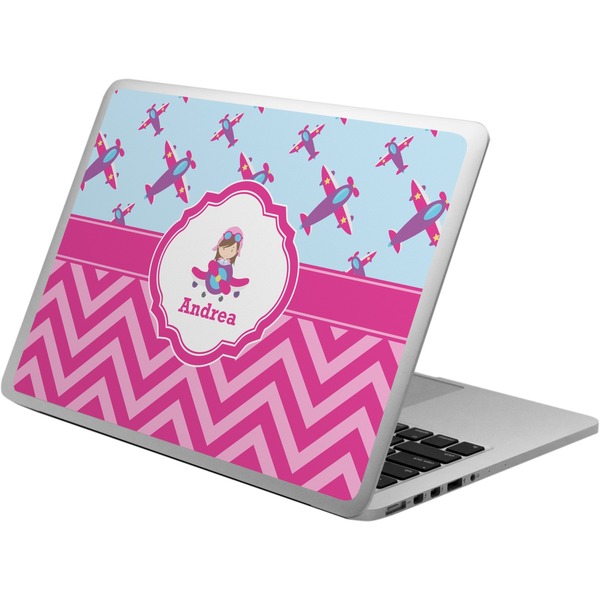 Custom Airplane Theme - for Girls Laptop Skin - Custom Sized (Personalized)