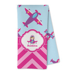 Airplane Theme - for Girls Kitchen Towel - Microfiber (Personalized)