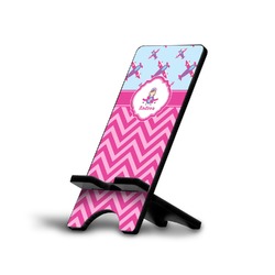 Airplane Theme - for Girls Cell Phone Stand (Large) (Personalized)