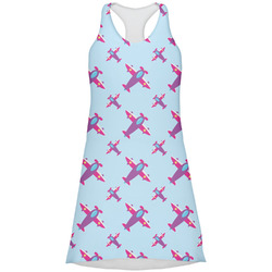 Airplane Theme - for Girls Racerback Dress - Medium