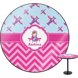 Airplane Theme - for Girls Round Table - 30" (Personalized)
