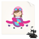Airplane Theme - for Girls Sublimation Transfer