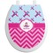 Airplane Theme - for Girls Toilet Seat Decal (Personalized)