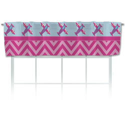 Airplane Theme - for Girls Valance