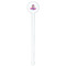 Airplane Theme - for Girls White Plastic 7" Stir Stick - Round - Single Stick