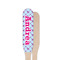 Airplane Theme - for Girls Wooden Food Pick - Paddle - Single Sided - Front & Back