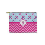 Airplane Theme - for Girls Zipper Pouch - Small - 8.5"x6" (Personalized)