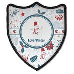 Winter Iron On Shield Patch B