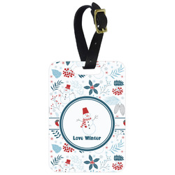 Winter Metal Luggage Tag