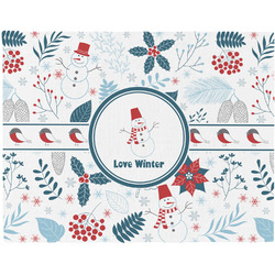 Winter Woven Fabric Placemat - Twill
