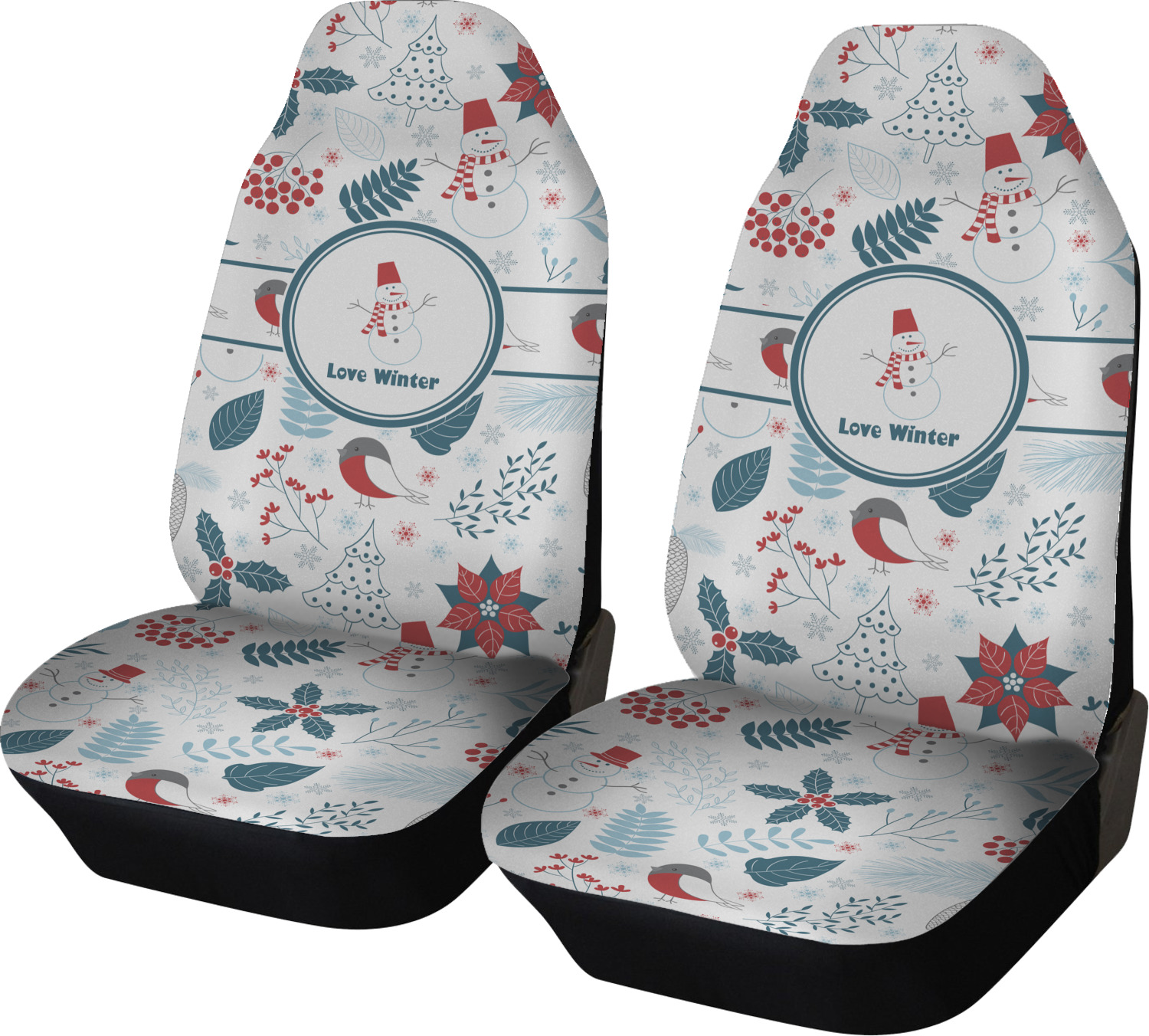 Winter Car Seat Covers (Set of Two) (Personalized) YouCustomizeIt