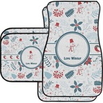 Winter Car Floor Mats Set - 2 Front & 2 Back (Personalized)