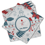 Winter Cloth Cocktail Napkins - Set of 4