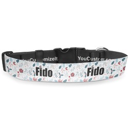 Winter Deluxe Dog Collar - Small (8.5" to 12.5") (Personalized)