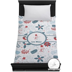 Winter Duvet Cover - Twin (Personalized)