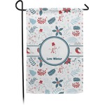 Winter Snowman Small Garden Flag - Double Sided