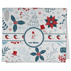 Winter Snowman Kitchen Towel - Poly Cotton