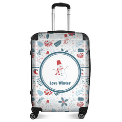 Winter Snowman Suitcase - 24" Medium - Checked