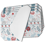 Winter Dining Table Mat - Octagon - Set of 4 (Single-Sided)