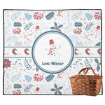 Winter Outdoor Picnic Blanket (Personalized)