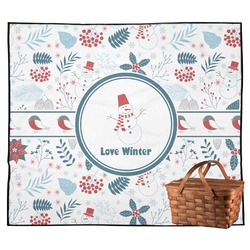 Winter Outdoor Picnic Blanket (Personalized)