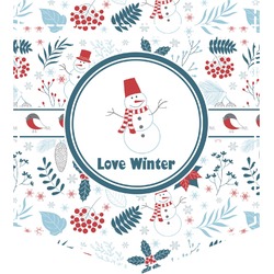 Winter Iron On Faux Pocket (Personalized)