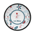 Winter Iron On Round Patch