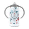 Winter Snowman 12 oz Stainless Steel Sippy Cups - FRONT