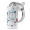 Winter Snowman 12 oz Stainless Steel Sippy Cups - Top Off