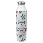 Winter Snowman 20oz Stainless Steel Water Bottle - Full Print