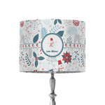 Winter Snowman 8" Drum Lamp Shade - Fabric