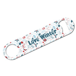 Winter Snowman Bar Bottle Opener - White