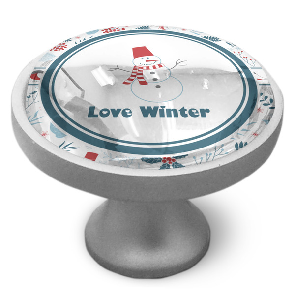 Custom Winter Snowman Cabinet Knob